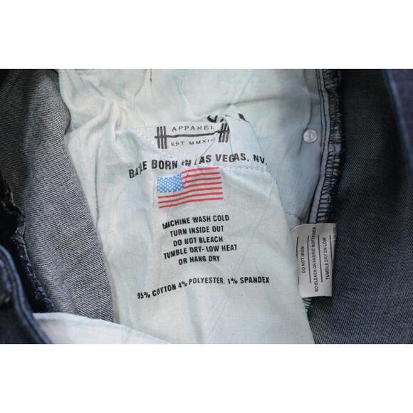 Barbell Apparel Straight Athletic Fit Stretch Blue Denim Jeans Mens Sz 38 x 35 - Picture 7 of 8